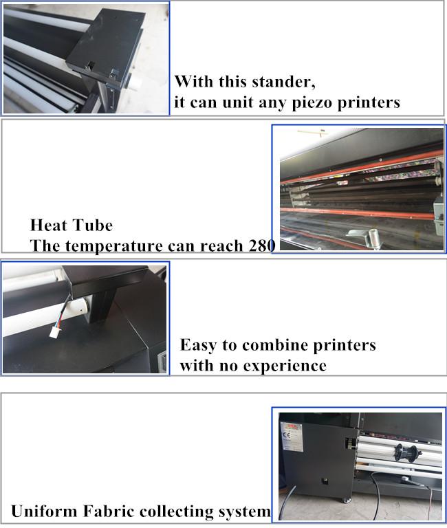 Rollo de Muticolor del formato grande para rodar el trabajo del calentador de la materia textil de Digitaces con la impresora 2